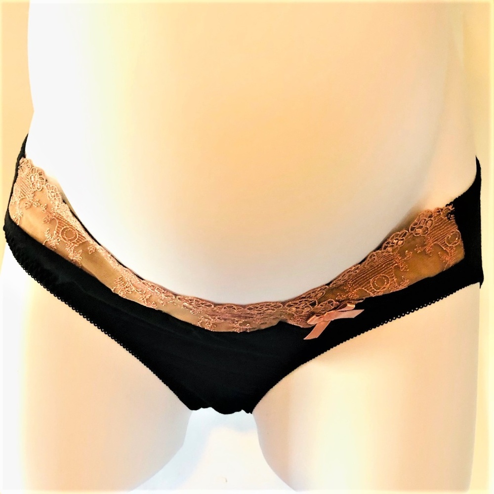 Maternity Boy Short Brief with Lace 94% Bamboo NEW